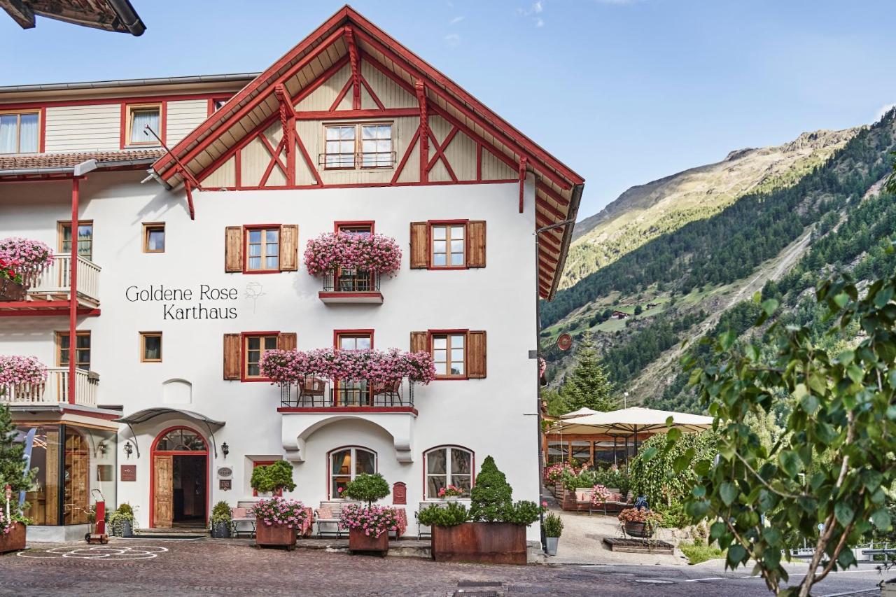 Goldene Rose Karthaus a member of Small Luxury Hotels Senales/Schnals Exterior foto